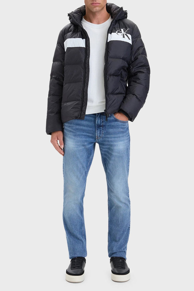 CALVİN KLEİN Kapitoneli Çıkarılabilir Kapüşonlu Şişme Mont LV04RH502GUB1
