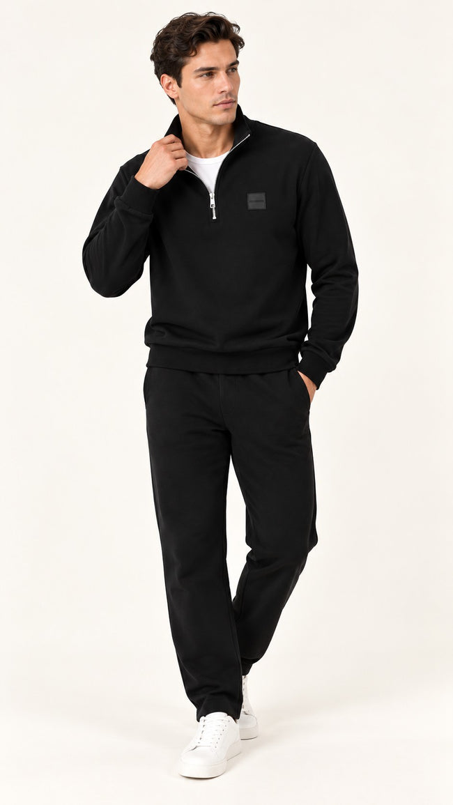 CALVİN KLEİN Yarım Fermuar Sweatshırt LV04LH229GUB1