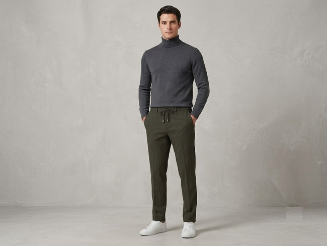 CAVANNA Jogger Fit Smart-Casual Pantolon 9395