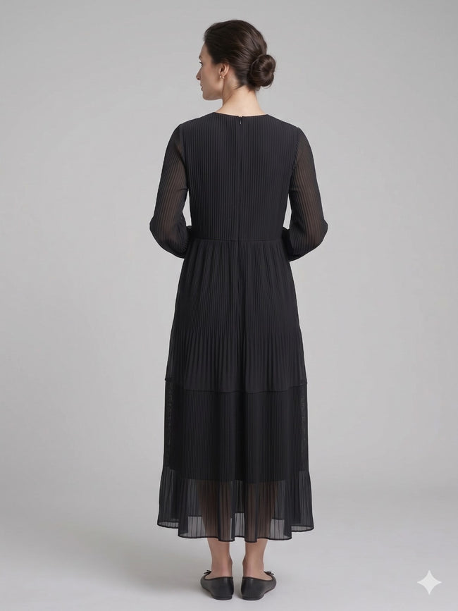 CENTİLMEN DOSSODOSSİ Pileli Elbise 7189
