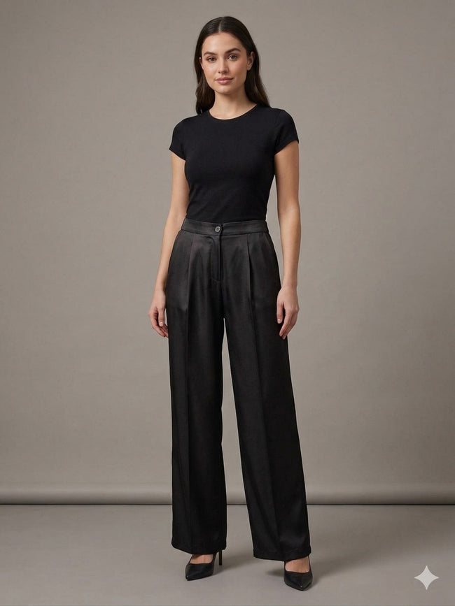 DOSSO DOSSİ FİMORE Saten Pantalon 2830