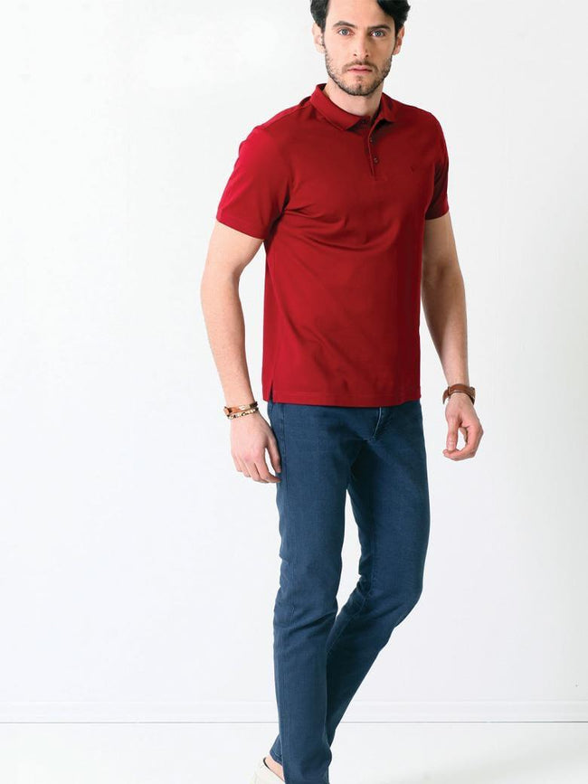 FORMENTİRegular Fit Merserize Polo Yaka Tişört 6035