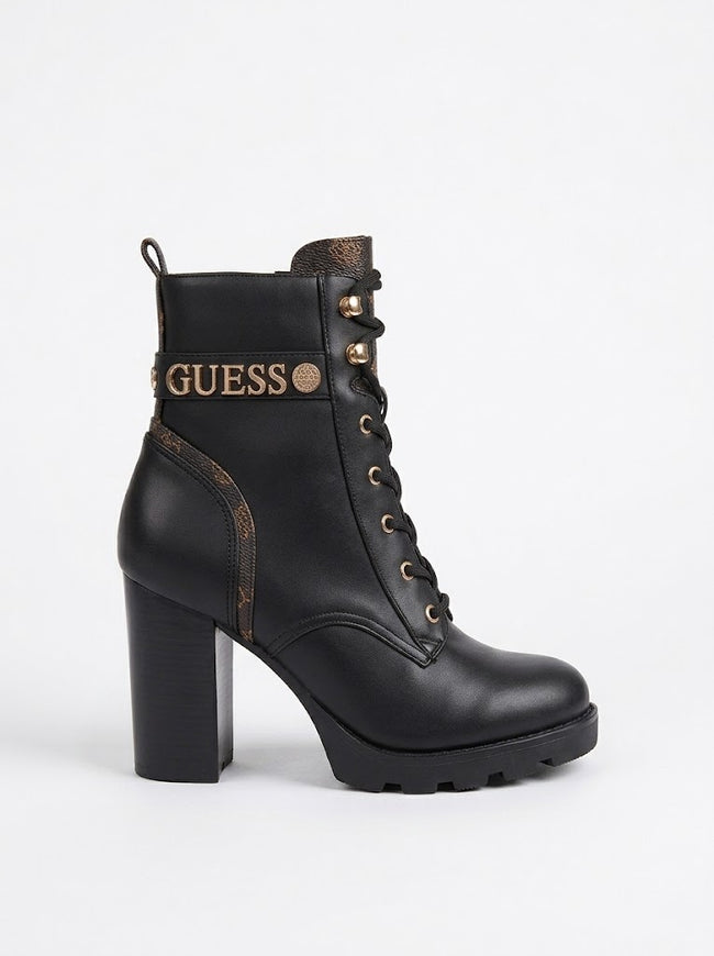 GUESS Kalın Topuklu Bağcıklı Bot FLFNEEELE10