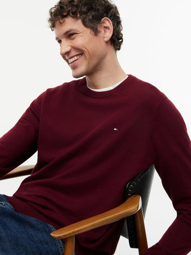 TOMMY HILFIGER Sıfır Yaka Kaşmirli Kazak W0MW28046XIT