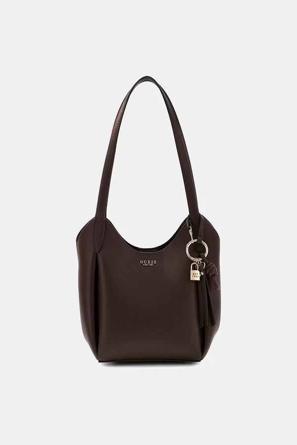 GUESS Sahte deri dış yüzey Omuz Çantası HWBG9735030