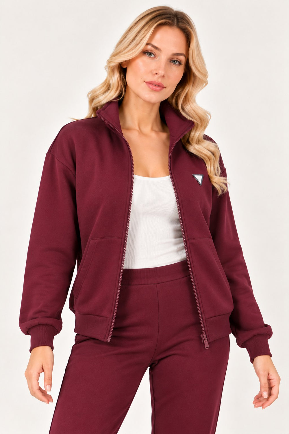 GUESS Fermuarlı Sweatshirt V6YQ17K4313
