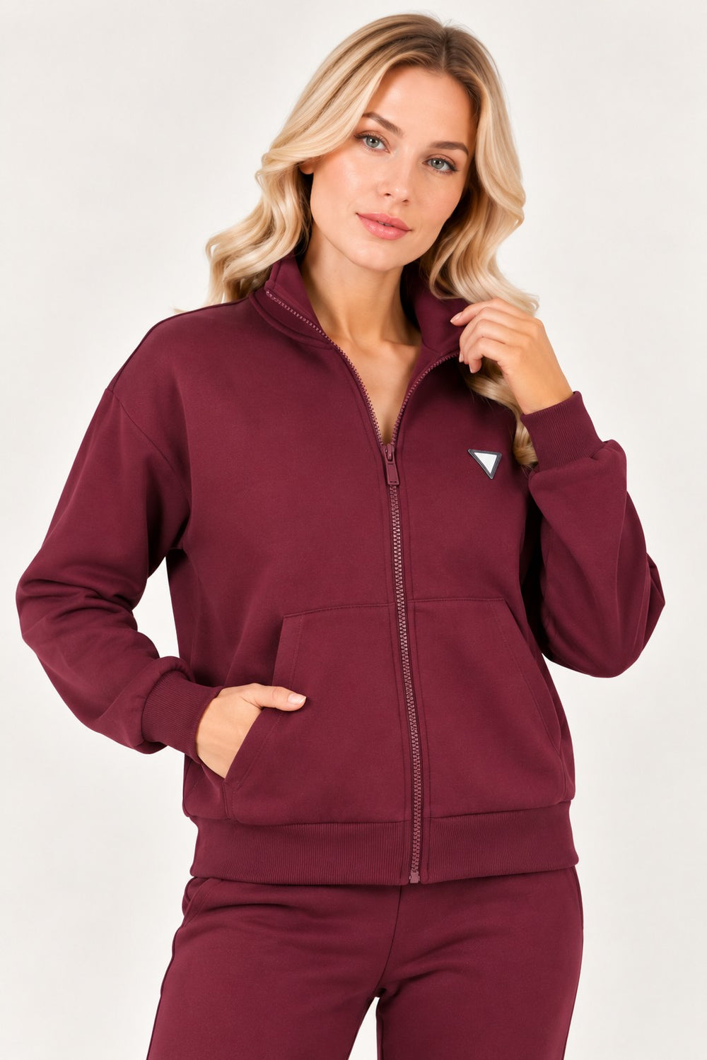 GUESS Fermuarlı Sweatshirt V6YQ17K4313