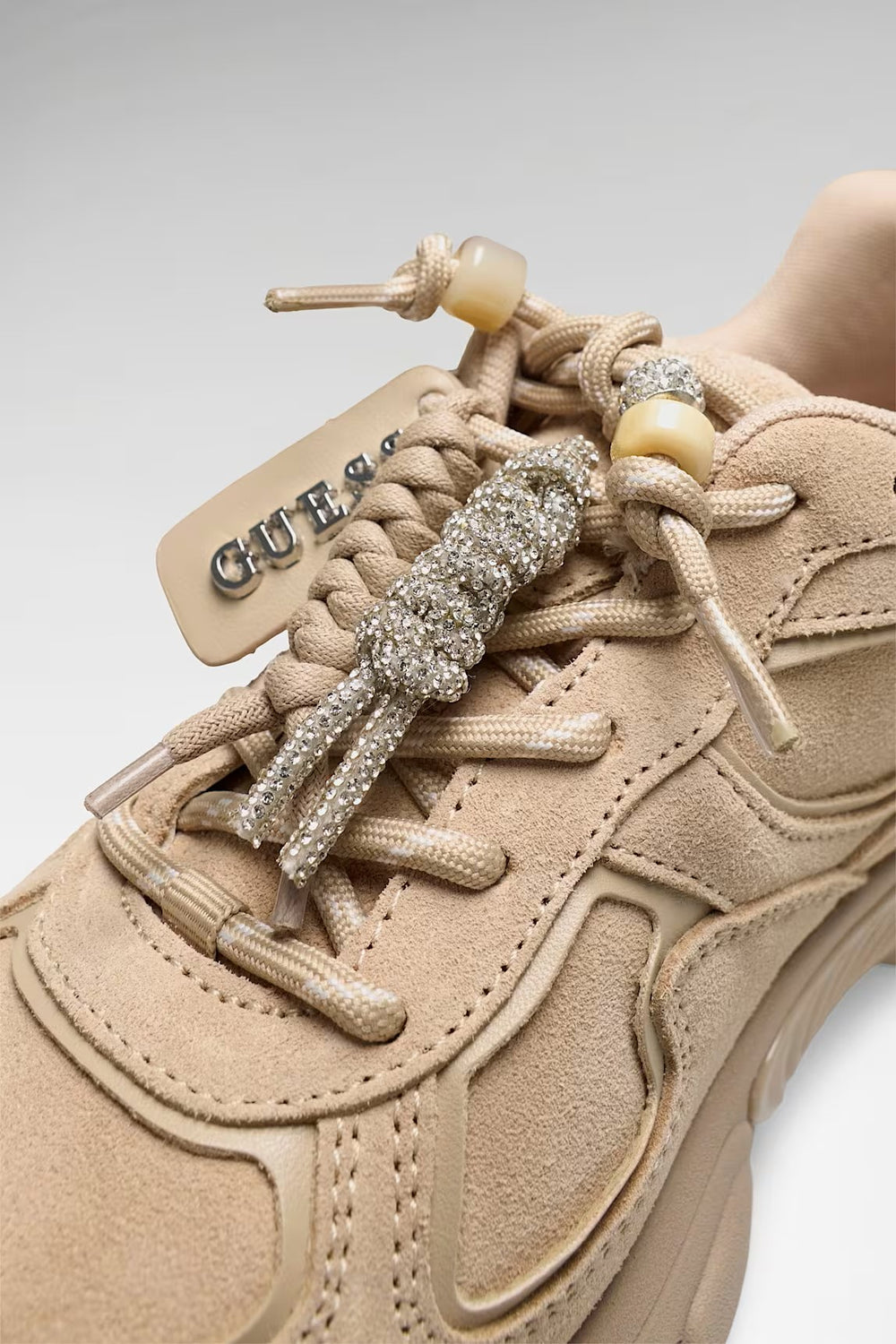 GUESS Irrina Hakiki Deri Spor Ayakkabı FLFIRRSUE12