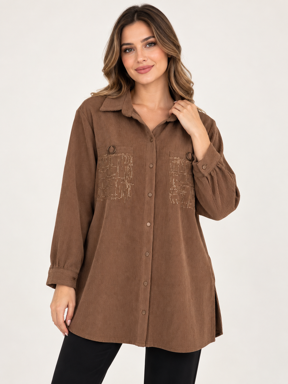 CENTİLMEN Taş İşlemeli Tunik 65670