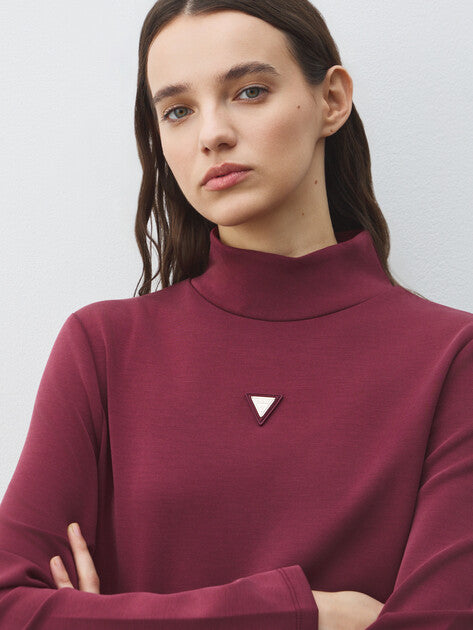 GUESS Yüksek Yakalı Sweatshirt V4YQ05KCAY2