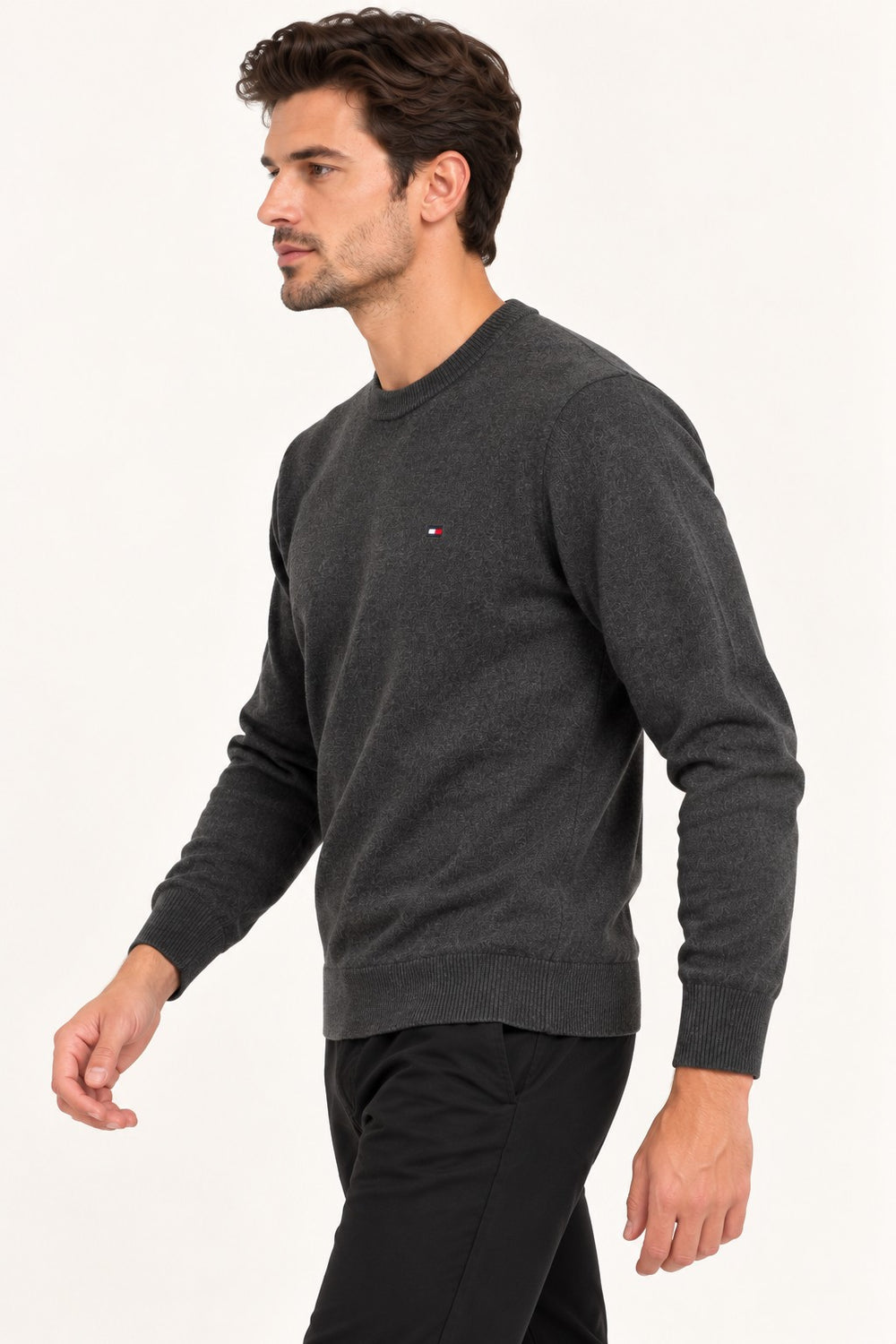 TOMMY HILFIGER Bisiklet Yaka Kazak MW0MW28046VLP