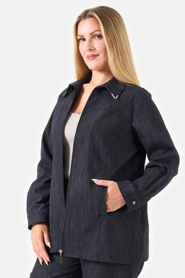 CENTİLMEN Yaka Metal Detaylı Ceket 50192