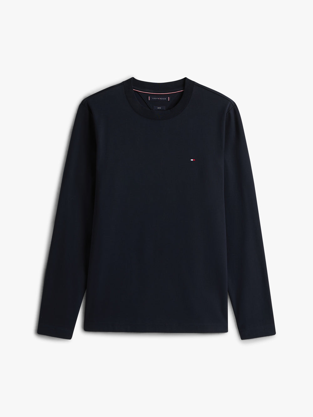 TOMMY HİLFİGER  Interlock Uzun Kollu T-Shirt MW0MW27908-BDS