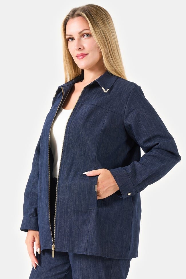 CENTİLMEN Yaka Metal Detaylı Ceket 50192