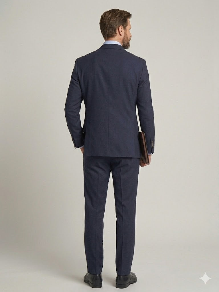 ADİMO Erkek Kruvaze Slim Fit Takım Elbise 1672K190
