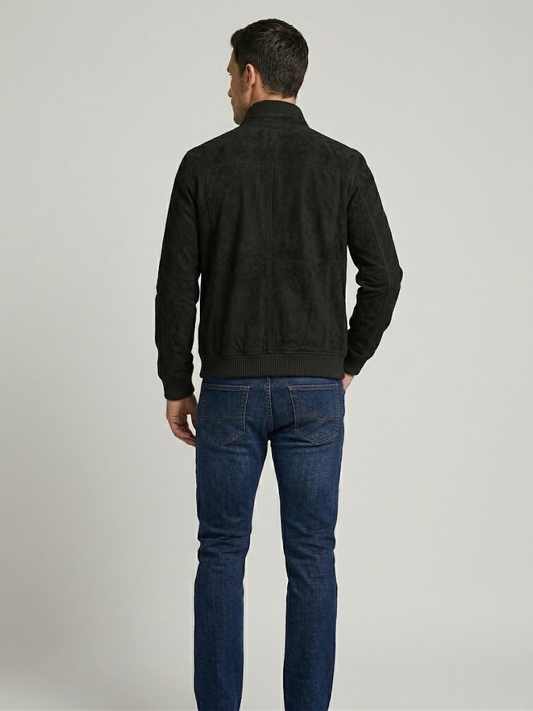 CENTİLMEN Süet Bomber Mont 7387