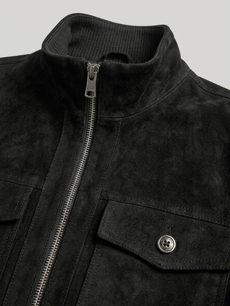 CENTİLMEN Süet Bomber Mont 7387
