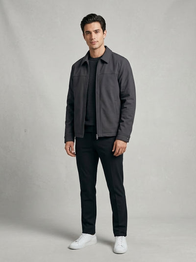 CENTİLMEN Regular Fit Fermuarlı Klasik Yaka Mont 7393