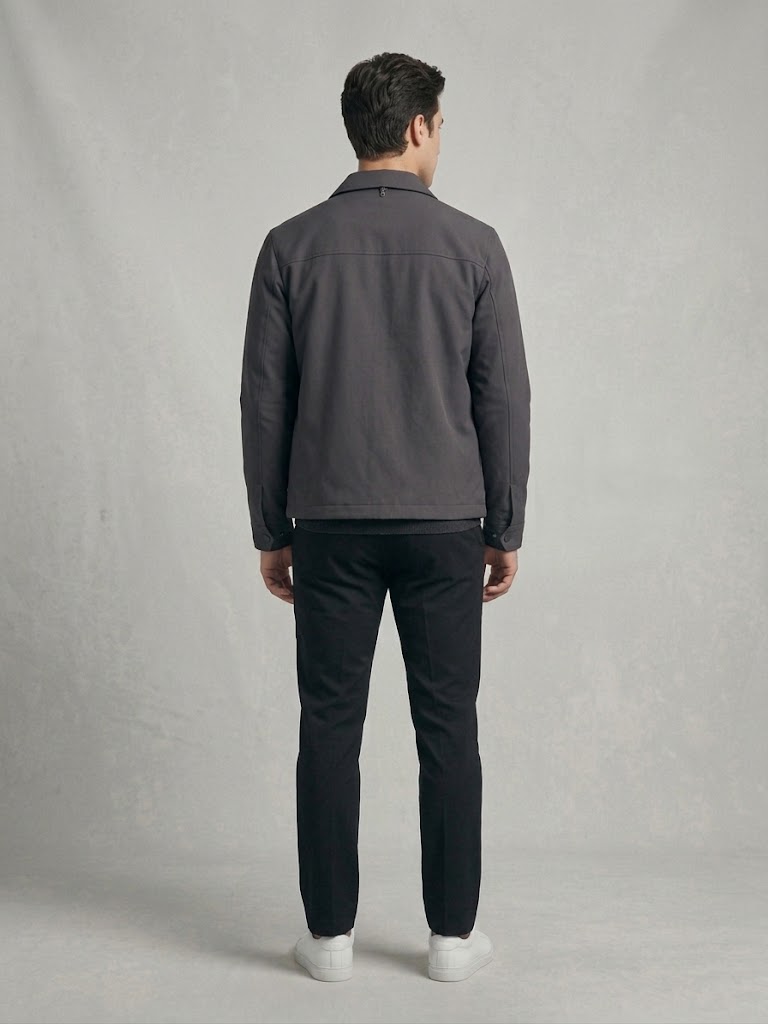 CENTİLMEN Regular Fit Fermuarlı Klasik Yaka Mont 7393