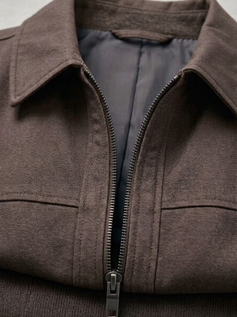 CENTİLMEN Regular Fit Fermuarlı Klasik Yaka Mont 7393