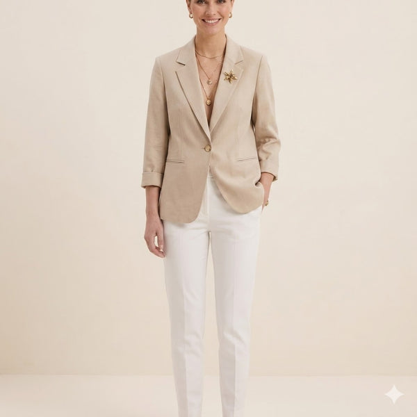 CENTİLMEN Aksesuar Detaylı Blazer Ceket 7701