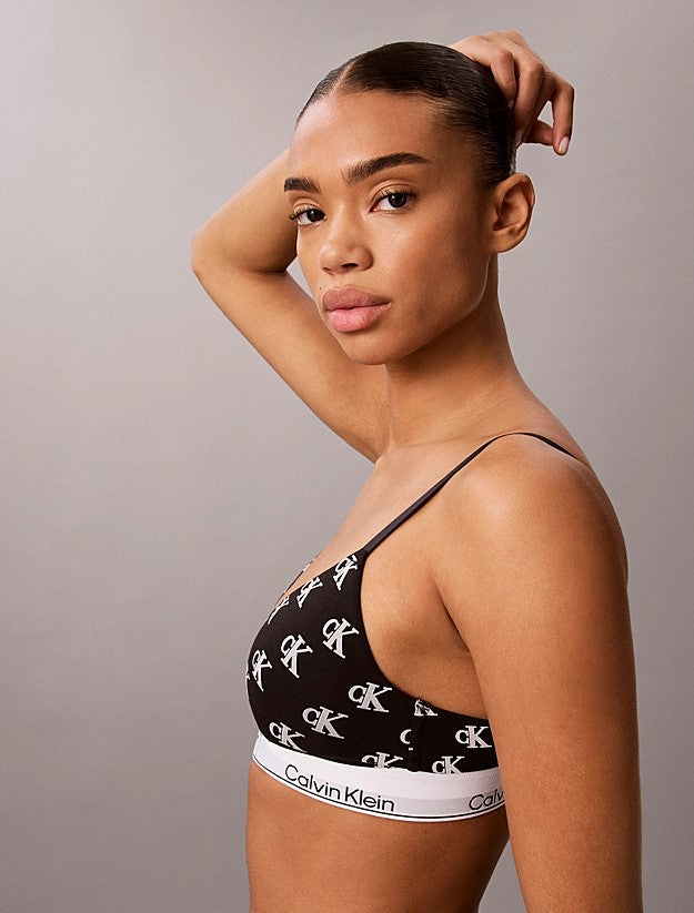 CALVİN KLEİN Hafif Astarlı Üçgen Bralet LV00QF8498JGJ