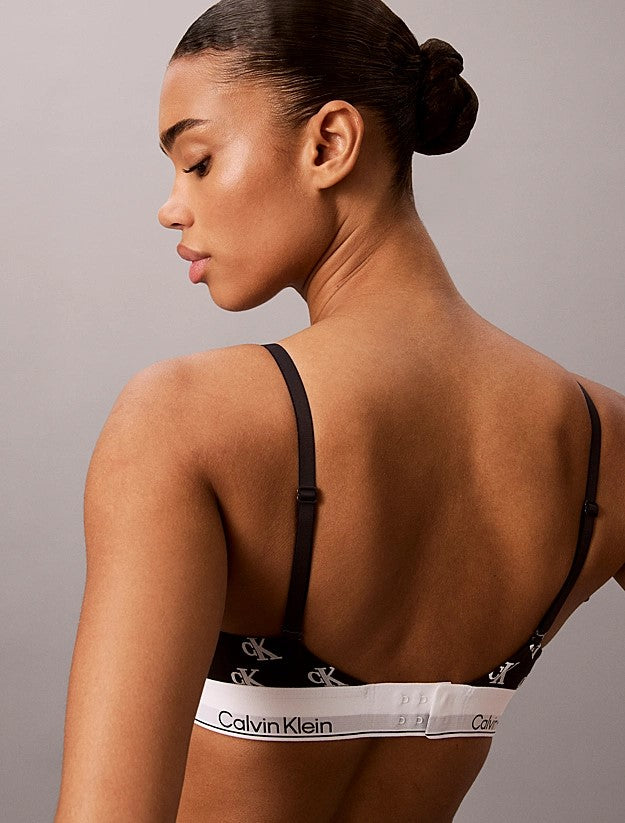 CALVİN KLEİN Hafif Astarlı Üçgen Bralet LV00QF8498JGJ