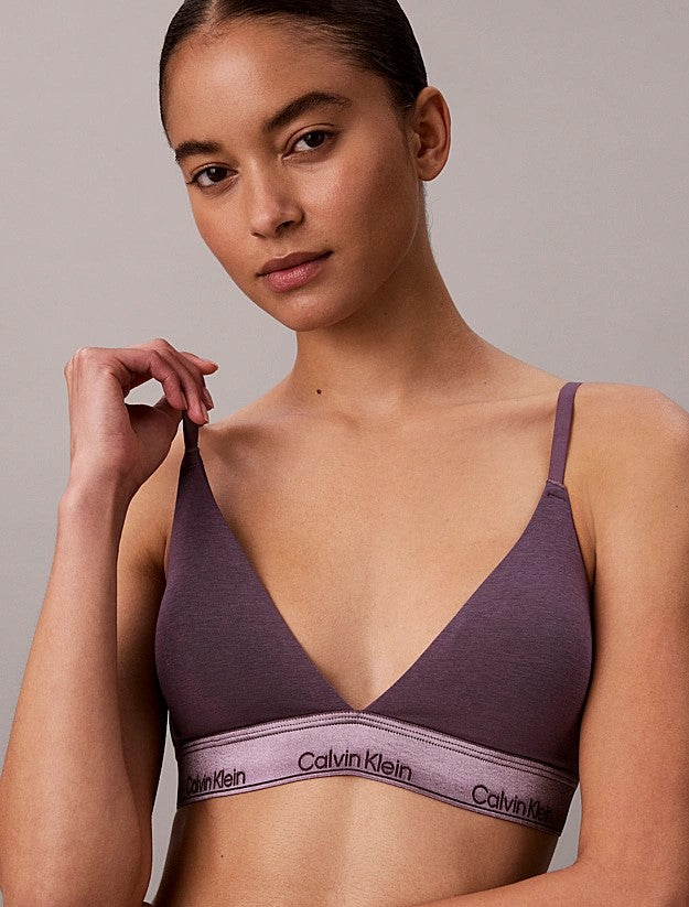 CALVİN KLEİN Metalik Hafif Astarlı Üçgen Bralet LV00QF8825LN1