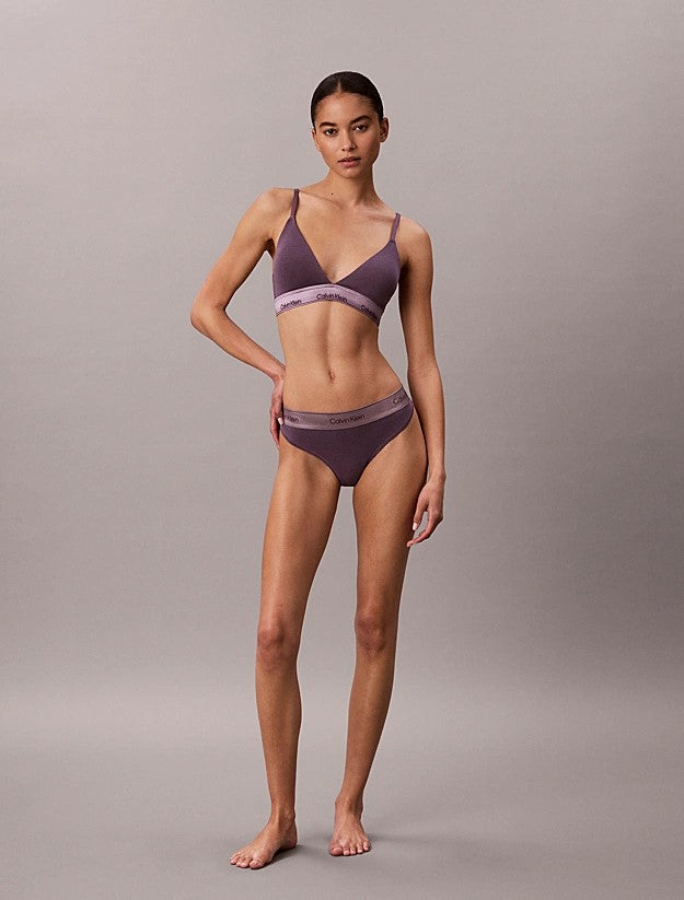 CALVİN KLEİN Metalik Hafif Astarlı Üçgen Bralet LV00QF8825LN1