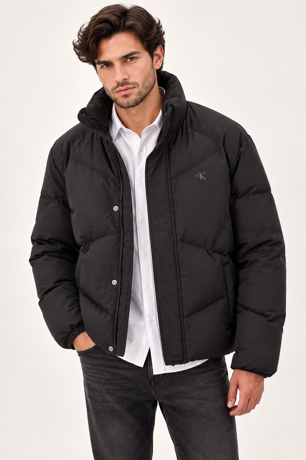 CALVİN KLEİN Erkek Şişme Mont LV04RH537GUB1