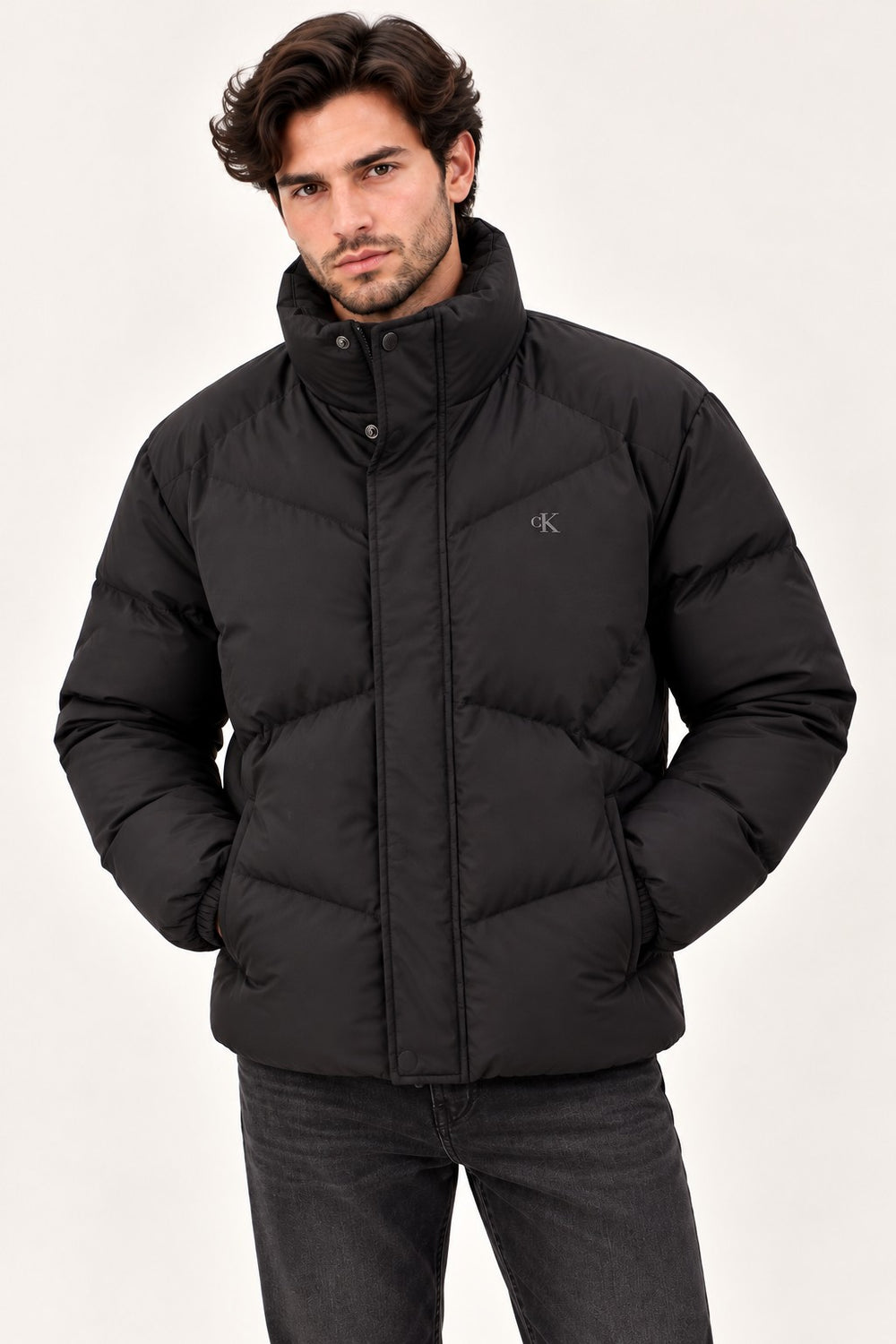 CALVİN KLEİN Erkek Şişme Mont LV04RH537GUB1