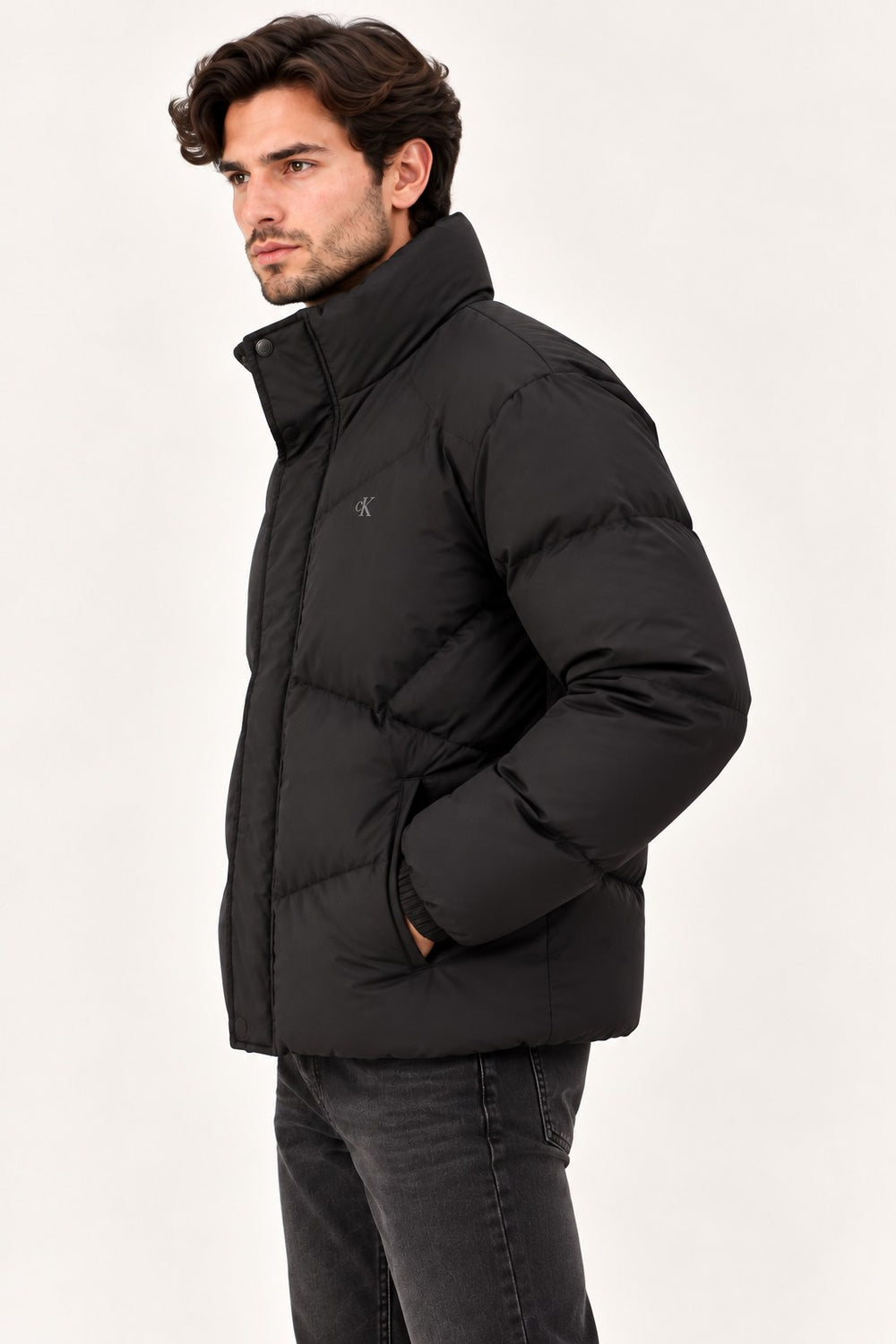 CALVİN KLEİN Erkek Şişme Mont LV04RH537GUB1