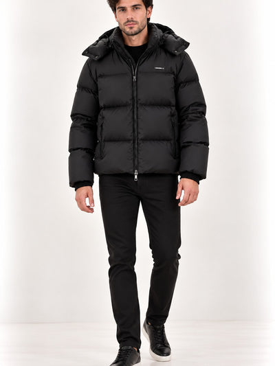 CALVİN KLEİN Çıkarılabilir Kapüşonlu Logolu Şişme Mont LV04LH503GUB1