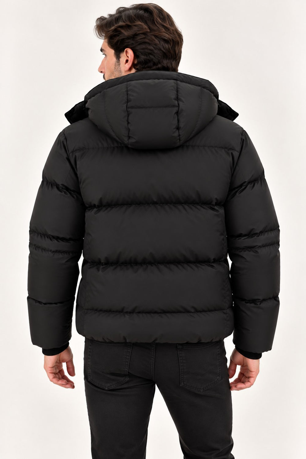 CALVİN KLEİN Çıkarılabilir Kapüşonlu Logolu Şişme Mont LV04LH503GUB1