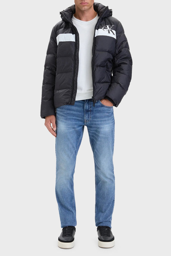 CALVİN KLEİN Kapitoneli Çıkarılabilir Kapüşonlu Şişme Mont LV04RH502GUB1