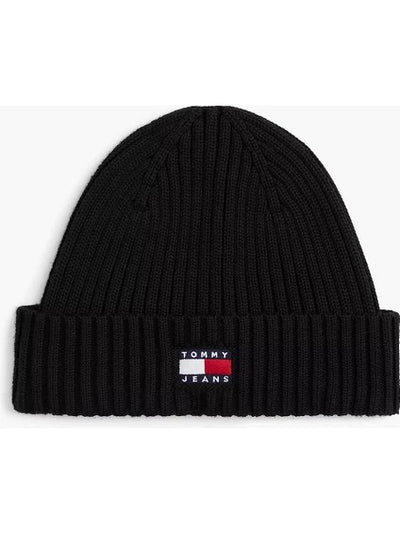 TOMMY Erkek Marka Logolu Günlük Kullanıma Uygun Siyah Bere AM0AM13669