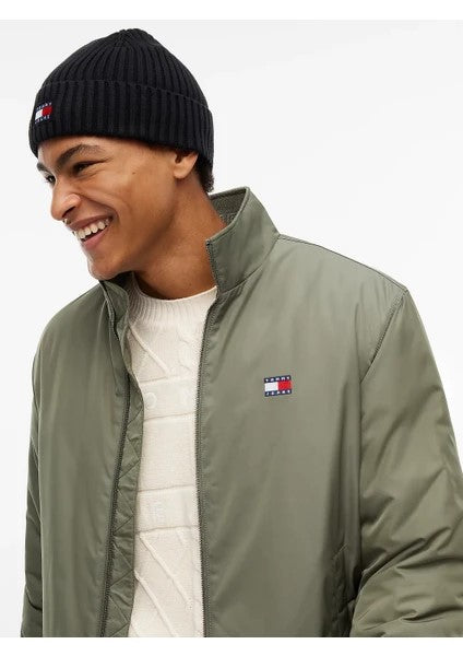 TOMMY Erkek Marka Logolu Günlük Kullanıma Uygun Siyah Bere AM0AM13669