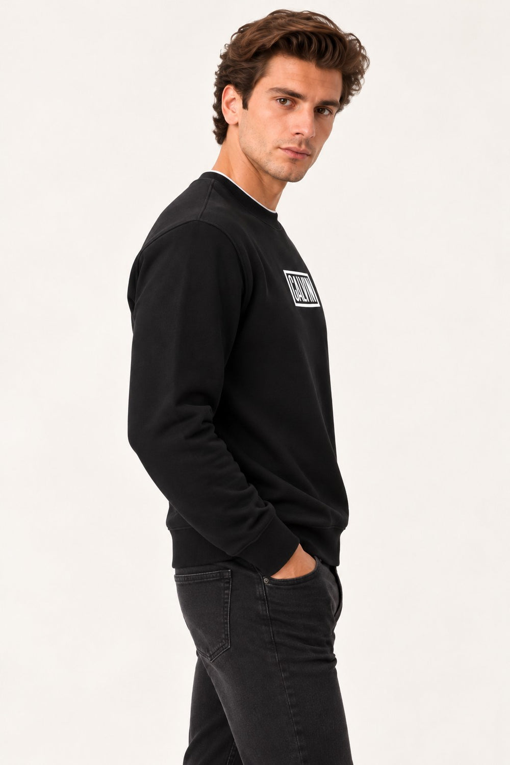 CALVİN KLEİN Sıfır Yaka Sweatshıt LV04RH248GUB1