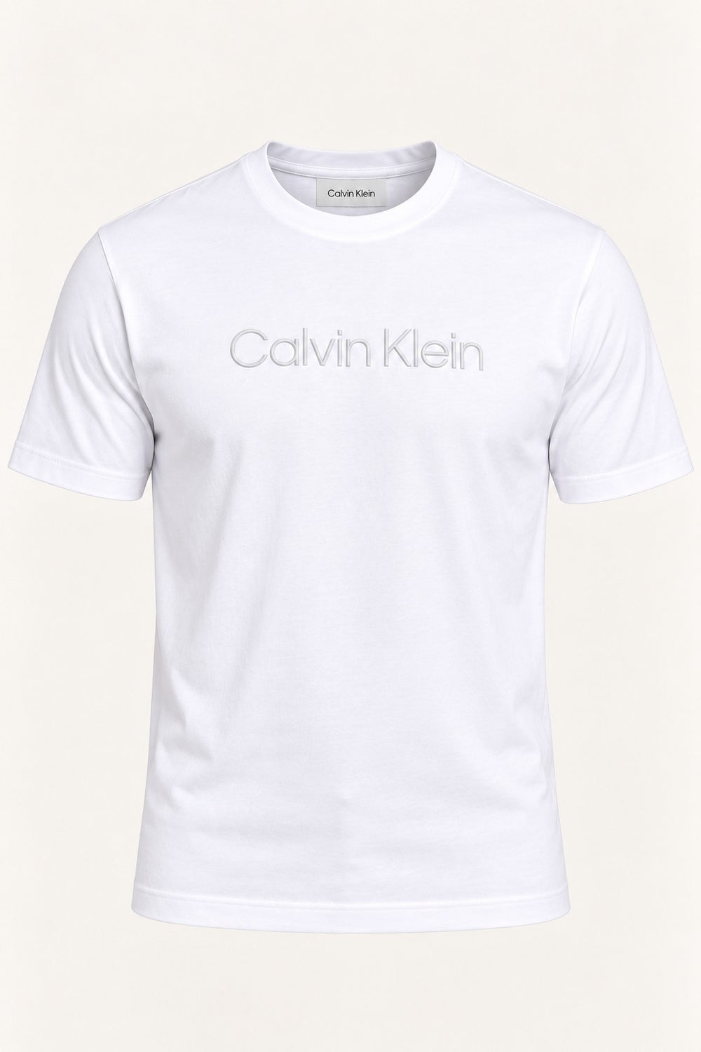 CALVİN KLEİN Sıfır Yaka Baskılı T-shırt LV04LH804GYAF