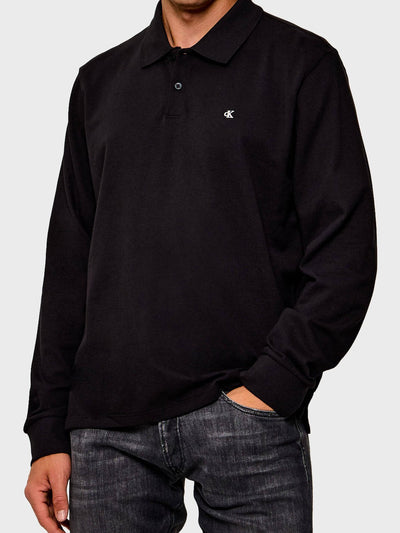 CALVİN KLEİN Logolu %100 Pamuk Düğmeli Erkek Polo T-Shirt LV04RH263GUB1