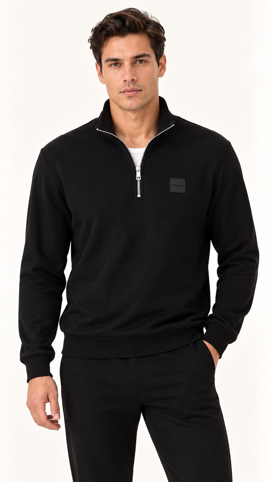 CALVİN KLEİN Yarım Fermuar Sweatshırt LV04LH229GUB1