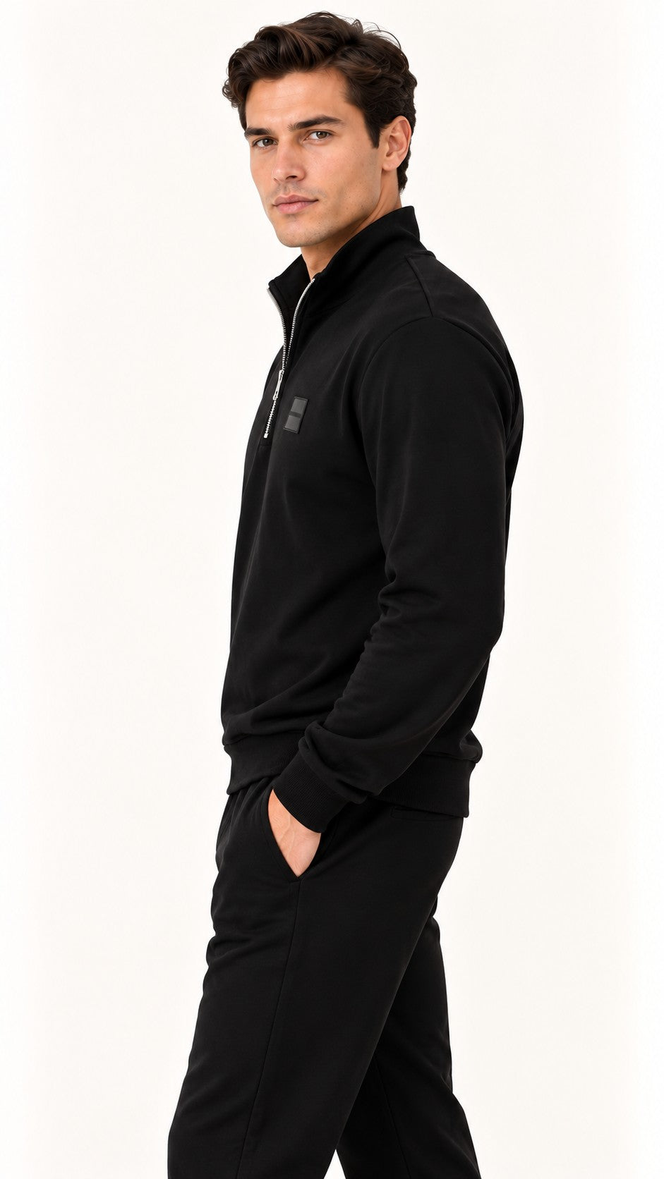 CALVİN KLEİN Yarım Fermuar Sweatshırt LV04LH229GUB1