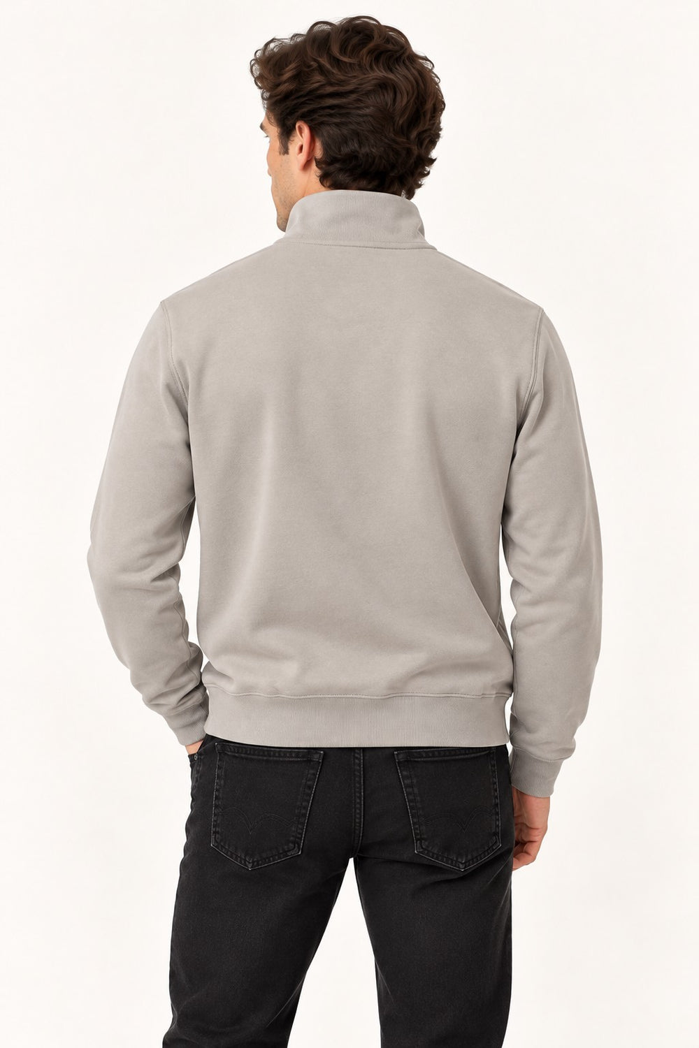 CALVİN KLEİN Yarım Fermuarlı Dik Yaka Sweatshırt LV04LH229GQCF