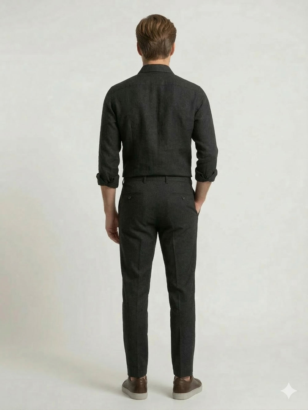 CASABA Beli Lastikli Bağcıklı Erkek Pantolon 9362