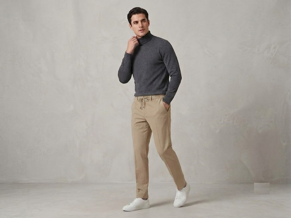 CAVANNA Jogger Fit Smart-Casual Pantolon 9395