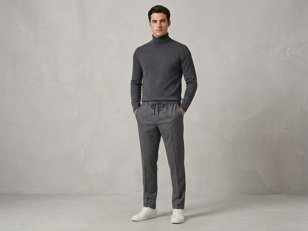 CAVANNA Jogger Fit Smart-Casual Pantolon 9395