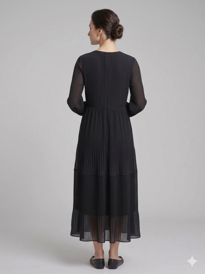 CENTİLMEN DOSSODOSSİ Pileli Elbise 7189
