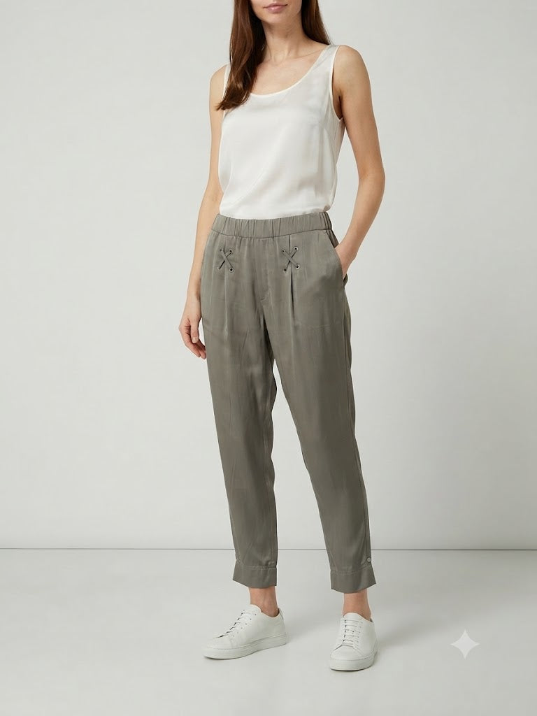 CENTİLMEN Bağcıklı Beli Lastikli Casual Pantolon  03111