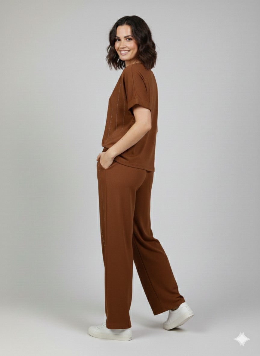DOSSO DOSSİ Taş İşlemeli Takım  26011