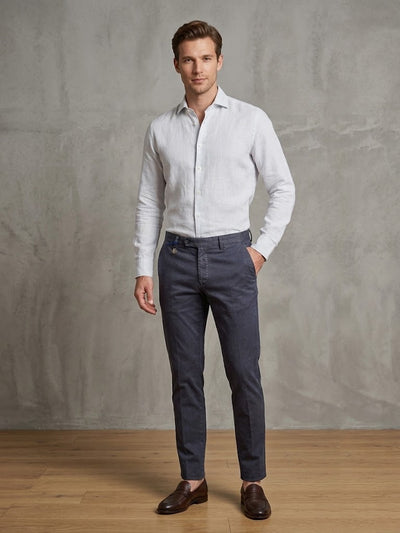 ECER Keten Karışımlı Slim Fit Chino Pantolon 22236610
